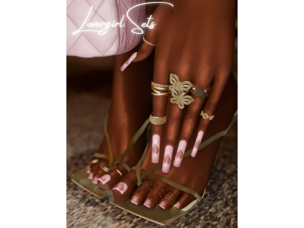 Mix lovergirl sets by pynkpunks - The Sims 4 Custom Content