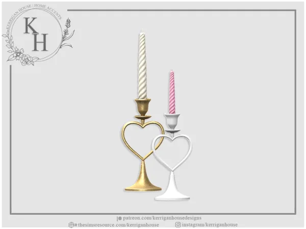 Alpha [khd] darling candles - The Sims 4 Custom Content