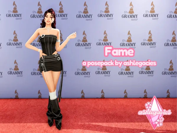 Mix Fame Posepack - The Sims 4 Custom Content