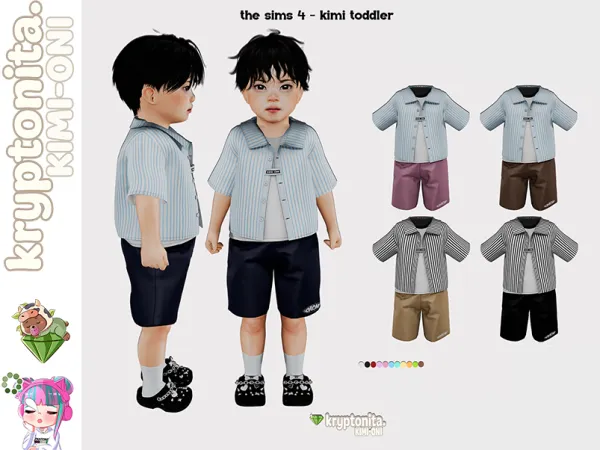 Maxis Match kimi toddler - The Sims 4 custom content