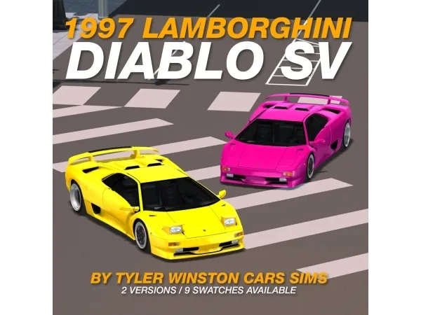 Tyler Winston Cars - 1997 Lamborghini Diablo SV