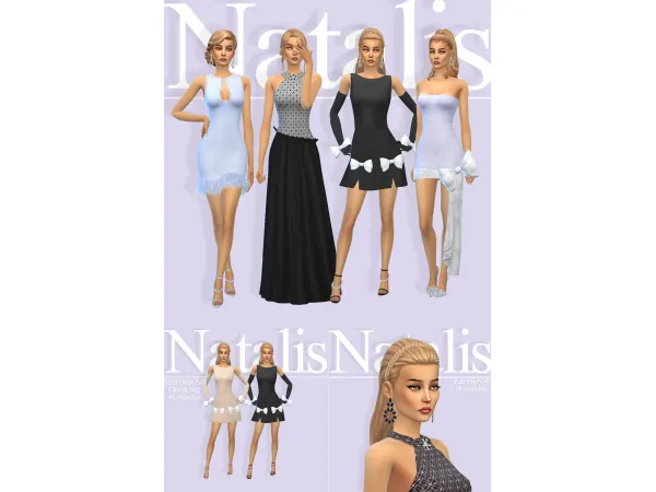 Maxis Match Women's clothing set for December 2025 by Natalis - The Sims 4 Custom Content