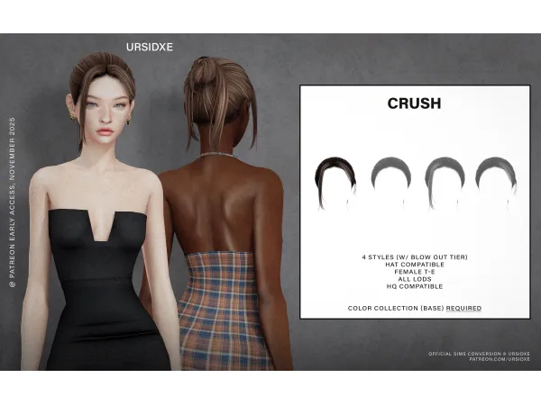 Alpha URSIDXE CRUSH - The Sims 4 Custom Content