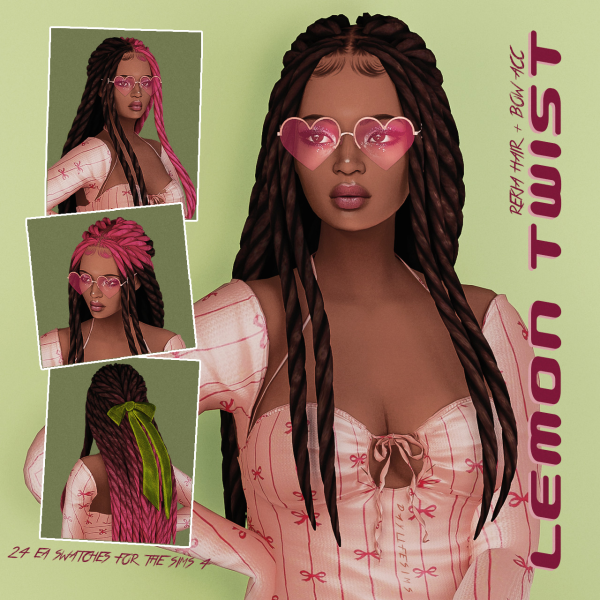 Maxis Match LEMON TWIST SET by simsfinds - The Sims 4 Custom Content