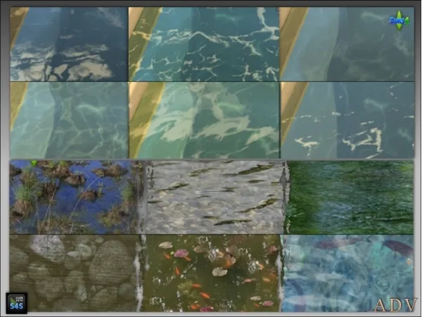 Maxis Match Pool and pond water - The Sims 4 Custom Content