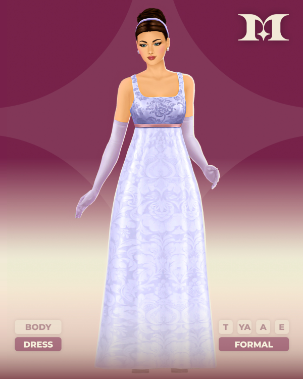 Maxis Match Starlight Gown by simsfinds - The Sims 4 custom content