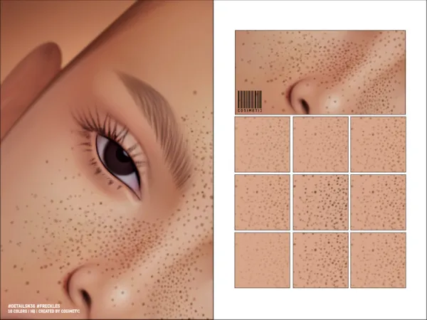 Mix Freckles by cosimetic - The Sims 4 Custom Content
