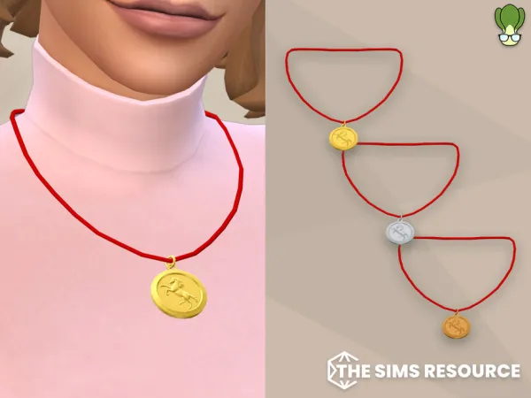 Maxis Match Horse Medallion (Chinese New Year 2026) - The Sims 4 Custom Content