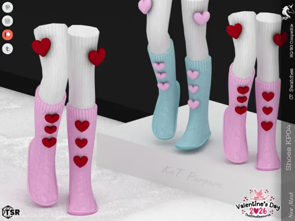 Mix Shoes KP04 Child by KaTPurpura - The Sims 4 Custom Content