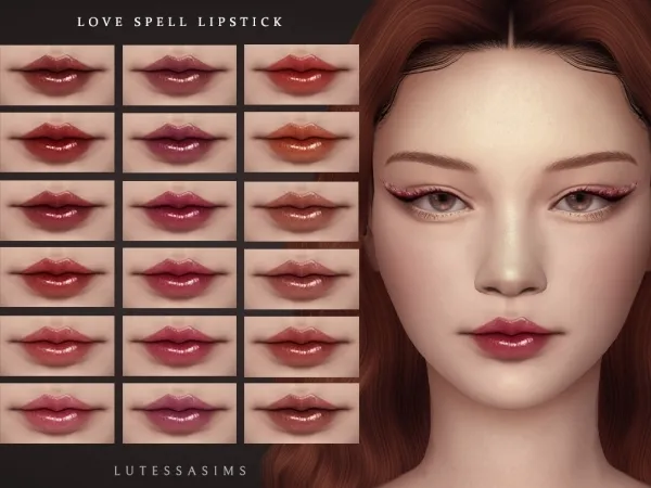 Alpha Love Spell Lipstick - The Sims 4 Custom Content