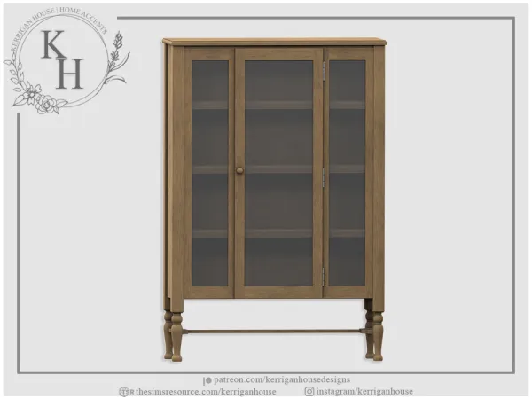 Alpha [khd] carlisle cabinet - The Sims 4 Custom Content