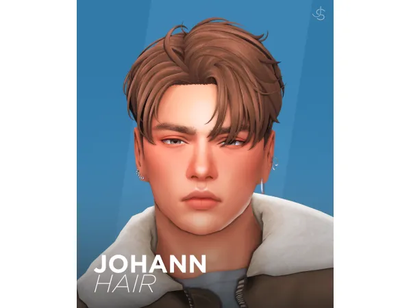Maxis Match Johann Hair by johnnysims - The Sims 4 Custom Content