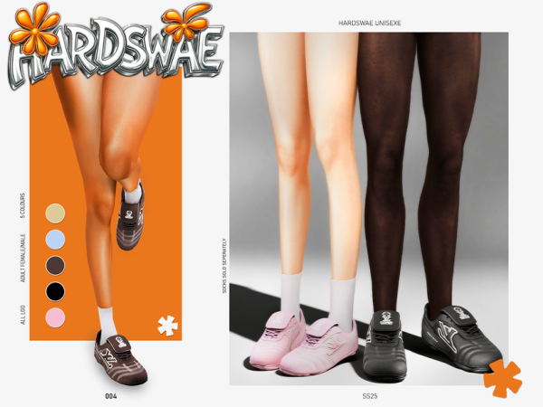 Alpha [HRDSWAE] ss2025 LV Footprint Sneaker by simsfinds - The Sims 4 Custom Content