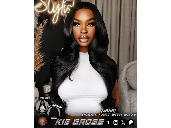 Alpha Jana by Kiegross - The Sims 4 Custom Content