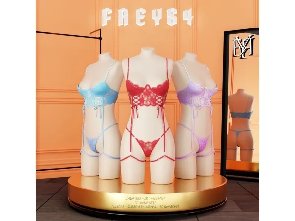 Alpha FR_Kania Sets - The Sims 4 Custom Content