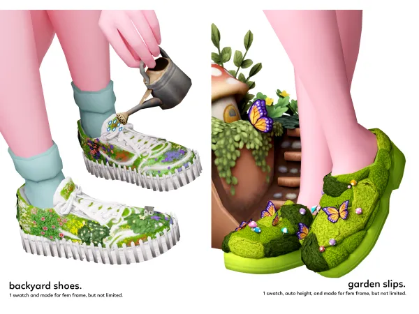 Mix backyard set by nsves - The Sims 4 Custom Content