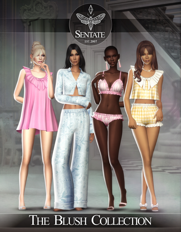 Maxis Match SENTATE The Blush Collection by simsfinds - The Sims 4 Custom Content