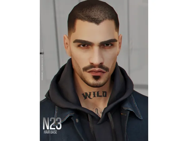 Alpha HAIR BASE N23 Pack Pink (FREE) - The Sims 4 Custom Content