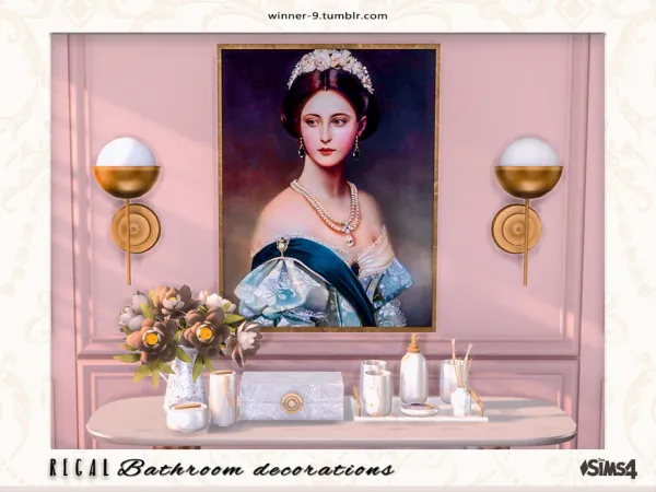 Alpha Regal Decorations by Winner9 - The Sims 4 Custom Content