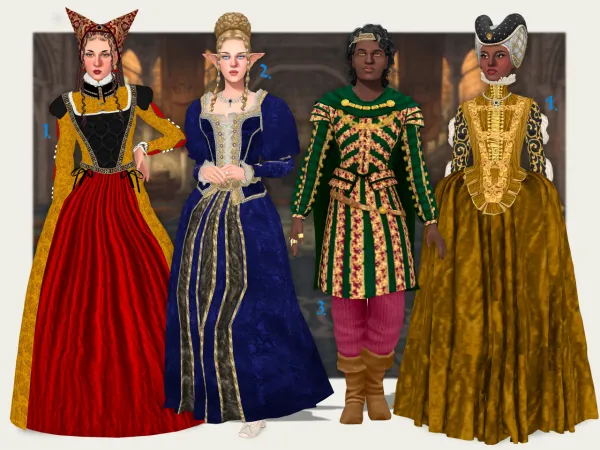 Mix The Nobres by thesimline - The Sims 4 Custom Content