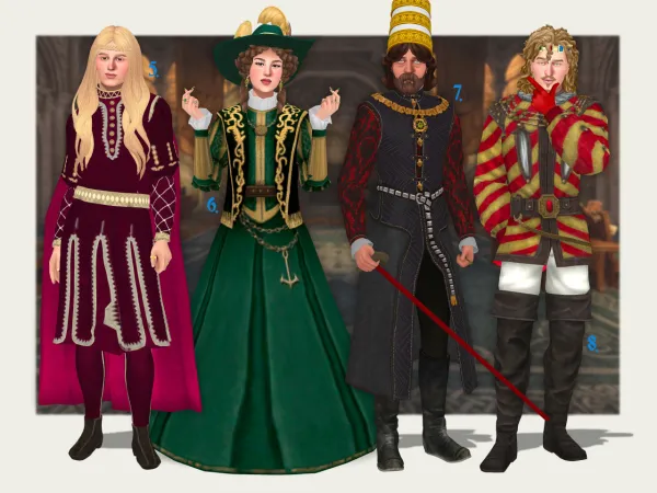 Mix The Nobres by thesimline - The Sims 4 Custom Content