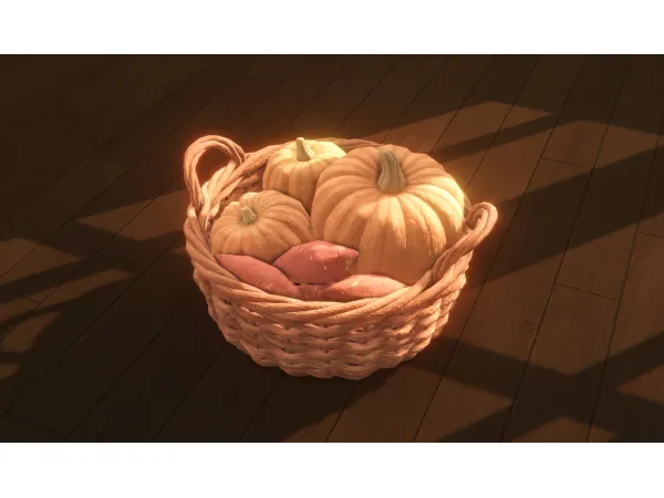 Mix Pumpkin Sweet Potato Basket Cheez Blast - The Sims 4 Custom Content