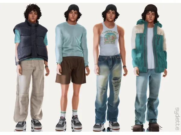 Alpha HENDRIX LOOKBOOK by sydette - The Sims 4 Custom Content