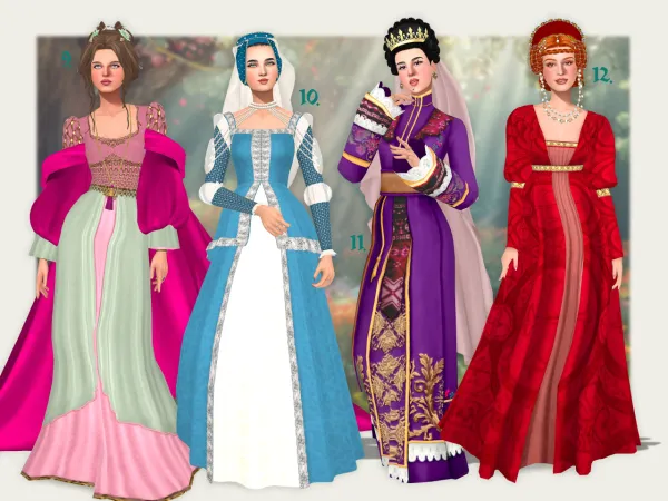 Mix the princesses by thesimline - The Sims 4 Custom Content