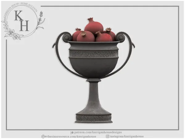 Alpha [khd] captain pomegranate bowl - The Sims 4 Custom Content