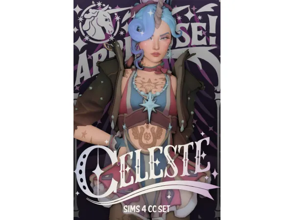 Maxis Match DEADLOCK CELESTE SET 13 ITEMS by jessiminesims - The Sims 4 Custom Content