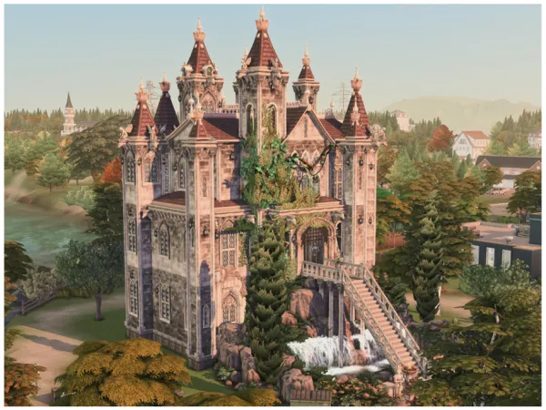 Maxis Match MM The Old Rustic Castle by Merin_Martini - The Sims 4 Custom Content