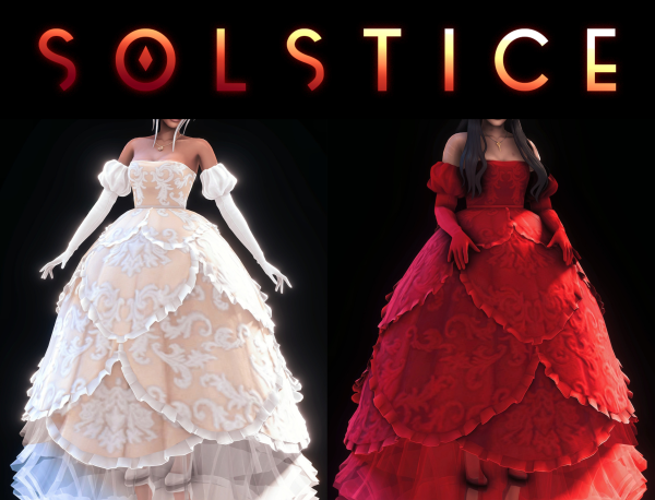Maxis Match SIMANDY Solstice Dress by simsfinds - The Sims 4 Custom Content