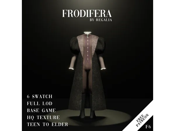 Mix FRODIFERA F6 by simsregalia - The Sims 4 Custom Content