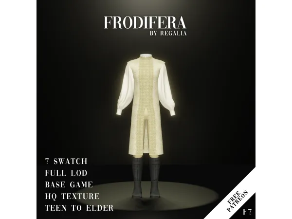 Mix FRODIFERA F7 by simsregalia - The Sims 4 Custom Content
