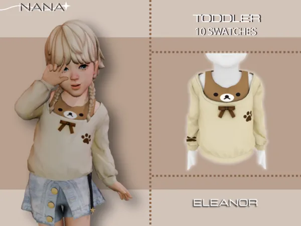 Maxis Match 7NANA (Eleanor) Sweater and Tank Top - The Sims 4 Custom Content