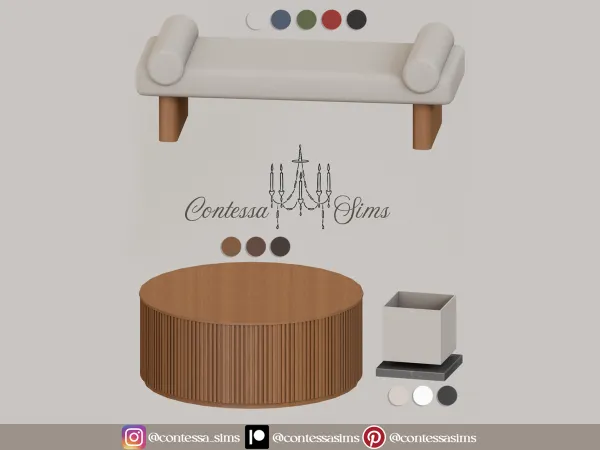 Maxis Match Aloise Set by ContessaSims - The Sims 4 Custom Content