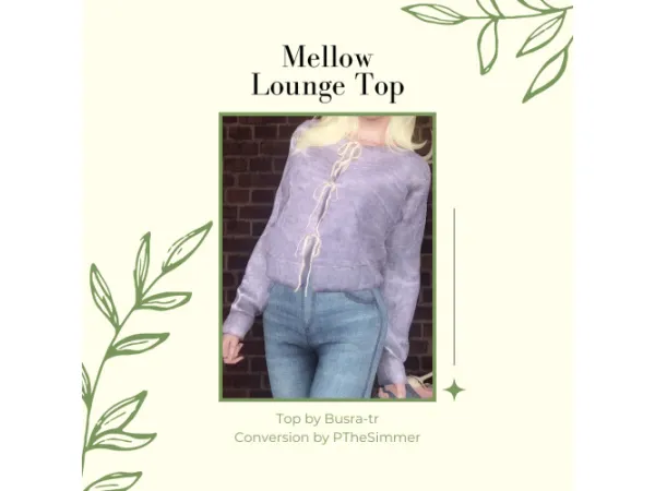 Mellow Lounge Top the simmer by p - The Sims 3 Custom Content