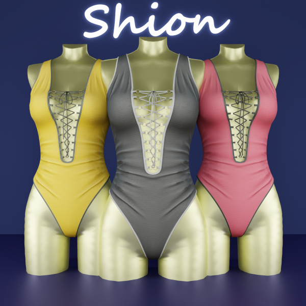 Alpha Shion Bonnie Swimsuit by shion_sims - The Sims 4 Custom Content