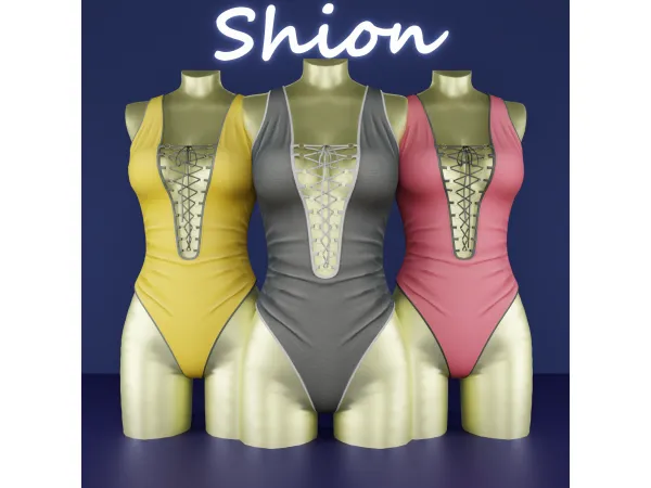 Alpha Shion Bonnie Swimsuit - The Sims 4 Custom Content