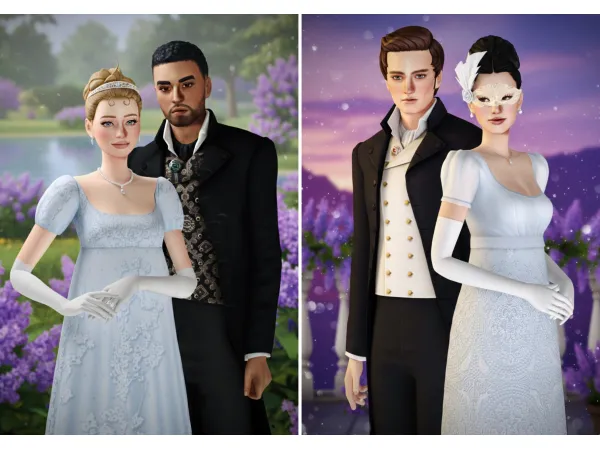 Maxis Match Bridgerton (Part 1) Sim Preview Files by ratinher - The Sims 4 Custom Content