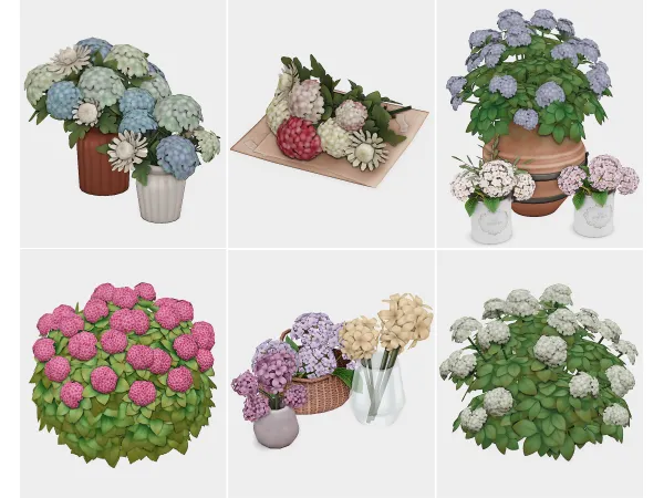 Maxis Match hydrangea lovers sims 4 finds by boujeesimss - The Sims 4 Custom Content