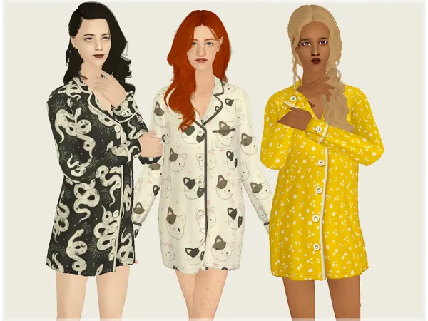 MewlyDeeDee4t2EP17ShirtDress by moglikes - The Sims 2 Custom Content