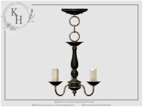Alpha [khd] liberty chandelier - The Sims 4 Custom Content