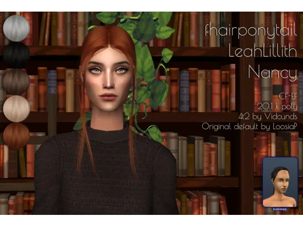 fakebloood Default replacement for BG female hair Part 5 - The Sims 2 Custom Content