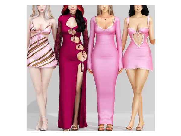 Mix Midnight Bloom Collection - The Sims 4 Custom Content