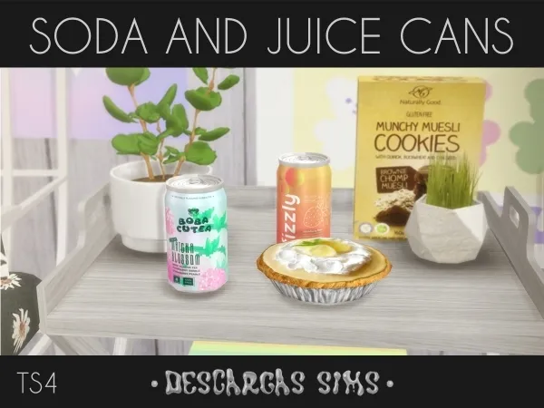 Soda And Juice Cans