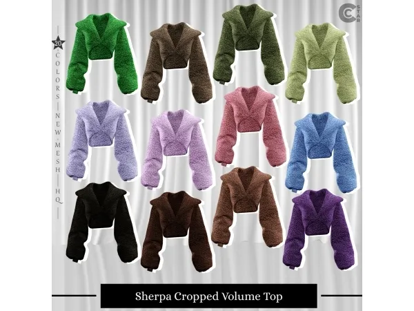 Sherpa Cropped Volume Top